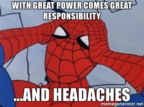 spiderman quotes with great power comes great responsibility